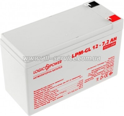 ������� � ��� LogicPower LPM-GL 12V 7.2Ah (6561)