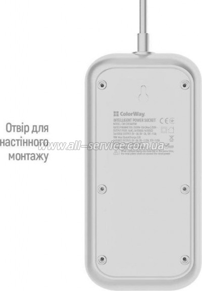   ColorWay CW-CHE64PDW, 6 / 4USB/ 2M (CW-CHE64PDW)