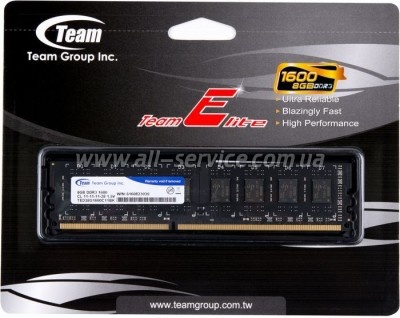     DDR3 8GB 1600 MHz Team (TED38G1600C1101)