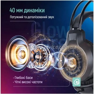 �������� ColorWay GlowCore RGB Black (CW-HPG02BK)