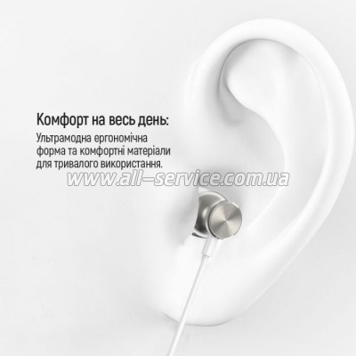  ColorWay 3.5 mm Wired Earphone UrbanBeat White (CW-WD03WT)
