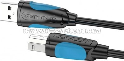 ������ ��� �������� USB 2.0 AM/BM 1.5m black Vention (VAS-A16-B150)