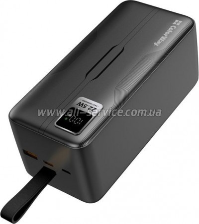   ColorWay 50000 mAh PD, QC3.0 Digital Display, Black (CW-PB500LPC5BK-PDD)