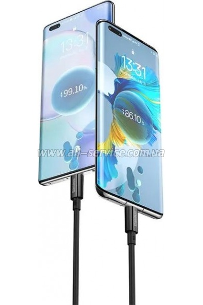 ���� ������ USB 2.0 AM to USB-C 2.0m Superior Fast Charging 100W cluster black Baseus (P10320102114-02)