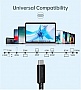 ���� ������ USB-C to USB-C 0.8m USB4 40Gbps PD 100W 8K60Hz Choetech (XCC-1028-BK)