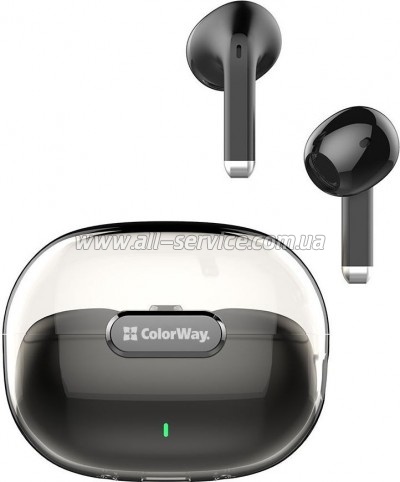 �������� ColorWay Slim TWS-2 Earbuds Black (CW-TWS2BK)
