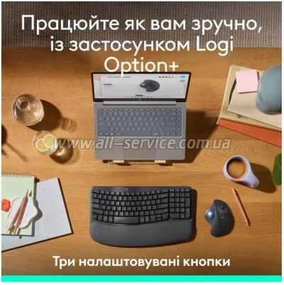  Logitech Ergo M575S Wireless Trackball Graphite (910-007029)