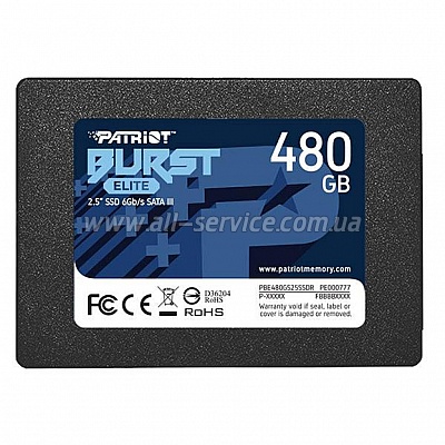 SSD  PATRIOT Burst Elite 120GB (PBE120GS25SSDR)