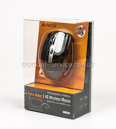  A4Tech G11-590FX Black/Blue Li-Battery