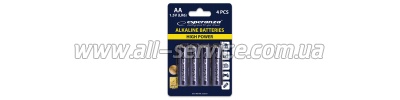  Esperanza AA LR6 Alkaline * 4 (EZB101)