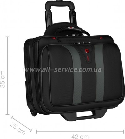    Wenger 16" Granada, Wheeled Case, Black (600659)