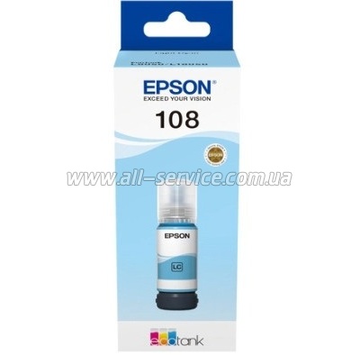  Epson 108 EcoTank L8050/ L18050 Light Cyan (C13T09C54A)