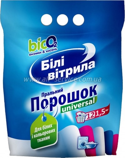 Стиральный порошок Білі Вітрила Universal 1.5 кг (4820017661034) Стиральный порошок Білі Вітрила Universal 1.5 кг (4820017661034)
