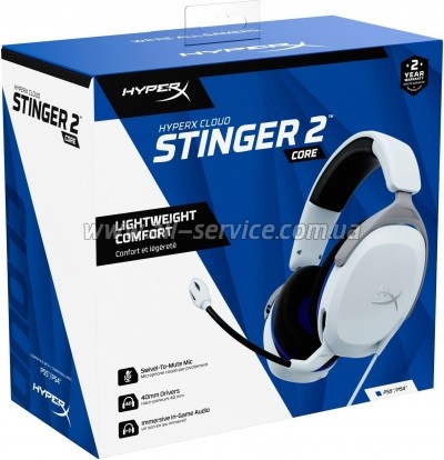 �������� HyperX Cloud Stinger 2 Core for PlayStation White (6H9B5AA)