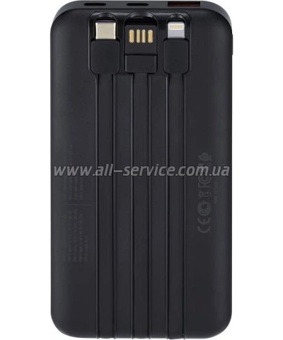 ������� ������������� RivaCase 10000mAh PD 22.5W black (RIVAPOWER VA2211 Black)