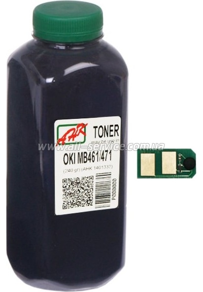 Тонер + чип АНК OKI MB461/ MB471/ 491 бутль 240г (1401337) Тонер + чип АНК OKI MB461/ MB471/ 491 бутль 240г (1401337)