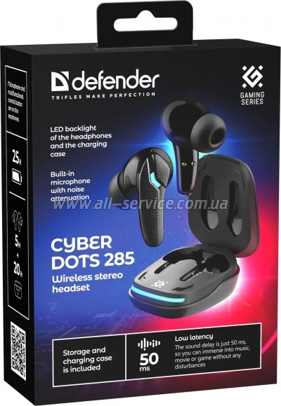 �������� Defender CyberDots 285 Bluetooth Black (63285)
