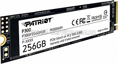 SSD  PATRIOT M.2 P300 256 GB (P300P256GM28)