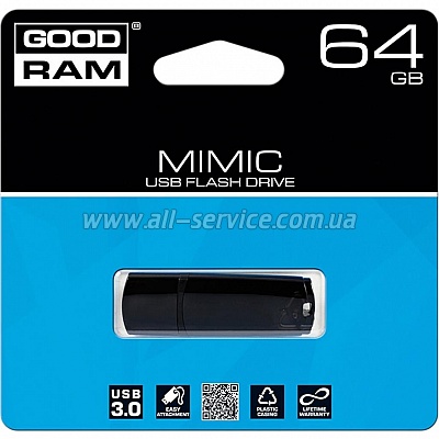  Goodram 16GB UMM3 Mimic Black USB 3.0 (UMM3-0160K0R11)
