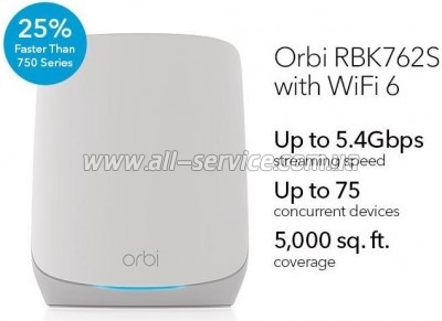  Netgear Orbi RBK762S (RBK762S-100EUS)