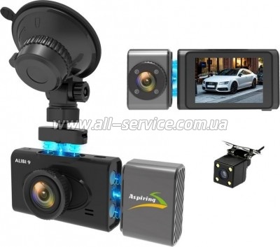  Aspiring Alibi 9 GPS 3 Cameras Speedcam