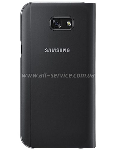 ����� SAMSUNG A720 - S View Standing Cover Black (EF-CA720PBEGRU)