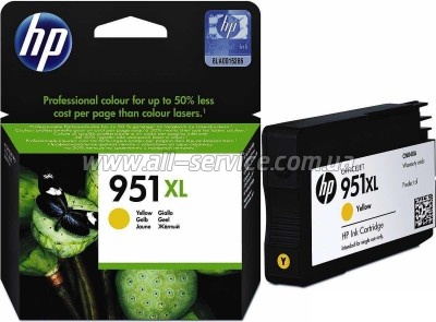  HP 951XL HP Officejet Pro 8100 N811a/ N811d yellow (CN048AE)