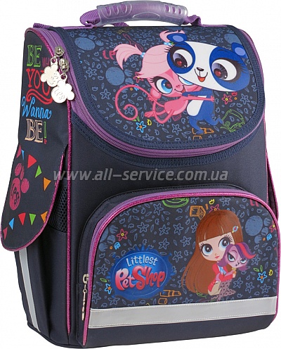 Рюкзак каркасный Kite 501 Pet Shop-2 (PS15-501-2S) Рюкзак каркасный Kite 501 Pet Shop-2 (PS15-501-2S)