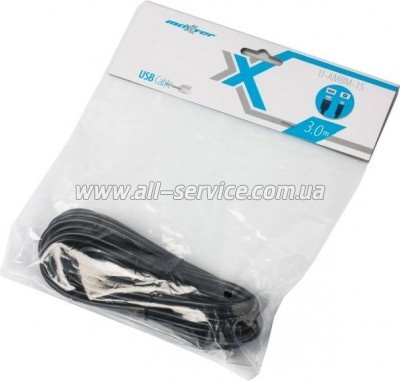 ������ ��� �������� Maxxter USB 2.0 AM/BM 3.0m (U-AMBM-10)