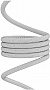 ���� ������ USB-C to USB-C 1.0m 60W Magnet Braided White Canyon (CND-CCMG60AB15W)