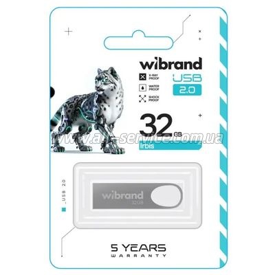  Wibrand 32GB Irbis Silver USB 2.0 (WI2.0/IR32U3S)