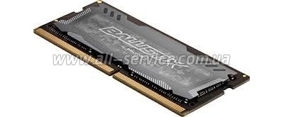  Micron Crucial Ballistix Sport DDR4 2666 16GB, SO-DIMM, ,Retail, Gray (BLS16G4S26BFSD)