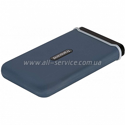 SSD  USB 3.1 Gen 2 Type-C Transcend ESD370C 500GB Navy Blue (TS500GESD370C)