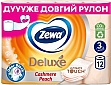 Туалетная бумага Zewa Deluxe Персик 3 слоя 12 рулонов (7322541396026) Туалетная бумага Zewa Deluxe Персик 3 слоя 12 рулонов (7322541396026)