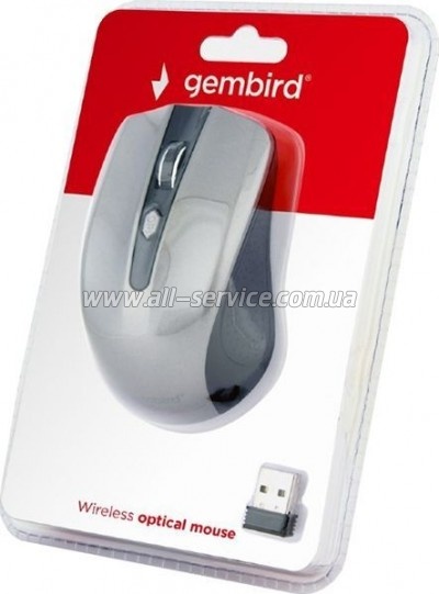  Gembird MUSW-4B-04-BG Grey+Black (MUSW-4B-04-BG)