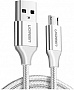 Дата кабель USB 2.0 AM to Micro 5P 2.0m US290 3A 18W Nickel Plating White Ugreen (60153) Дата кабель USB 2.0 AM to Micro 5P 2.0m US290 3A 18W Nickel Plating White Ugreen (60153)