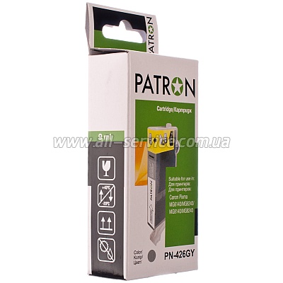 КАРТРИДЖ CANON CLI-426GY (PN-426GY) GREY PATRON КАРТРИДЖ CANON CLI-426GY (PN-426GY) GREY PATRON