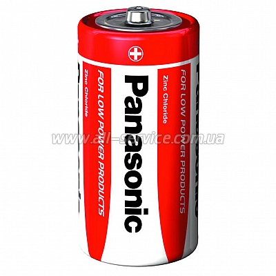  Panasonic RED ZINK R14 BLI 2 ZINK-CARBON (R14REL/2BPR)