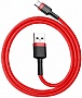 Дата кабель USB 2.0 AM to USB-C 0.5m 3A red Baseus (CATKLF-A09) Дата кабель USB 2.0 AM to USB-C 0.5m 3A red Baseus (CATKLF-A09)