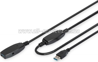 ���� ������ USB 3.0 AM/AF 10.0m Active Cable Digitus (DA-73105)