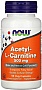  Now Foods -L-, Acetyl-L-Carnitine, 500 , 50  (NF0075)