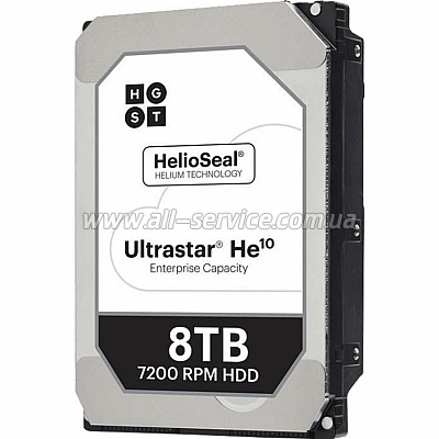 ��������� 8TB WD/HGST Ultrastar HE10 3.5" 256MB 7200RPM 0F27612/0F27457 (HUH721008ALE604)
