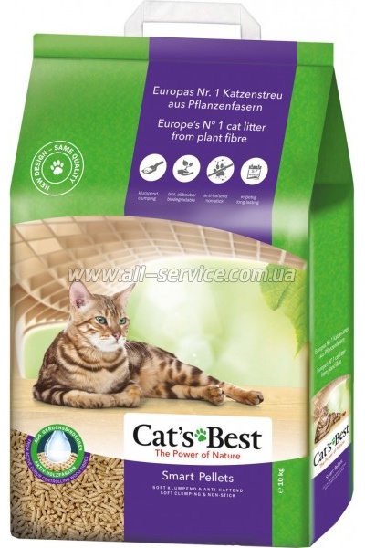 ����������� ��� ������� Cats Best Smart Pellets ��������� ����������� 10 �� (20 �) (4002973217429)