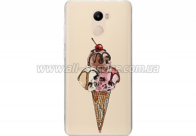 ����� Utty 3DPattern Ultra Thin ��� Xiaomi Redmi 4 Beige (263482)