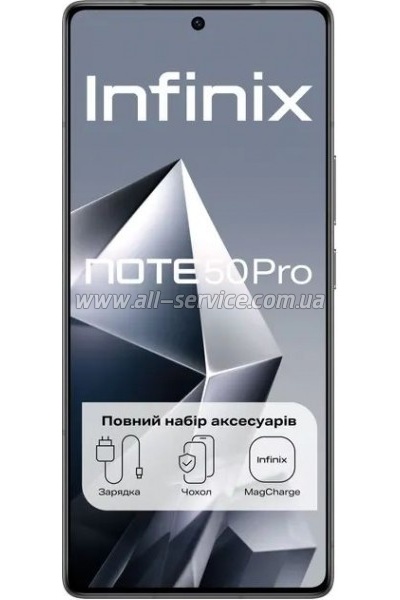   Infinix Note 50 Pro 12/256Gb Shadow Black (4894947068355)