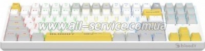  A4Tech Bloody S87 RGB BLMS TKL USB Energy White (4711421993708)