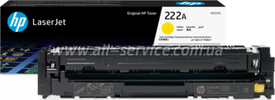 �������� �������� HP 222A HP CLJ Pro 3203/ 3303/ 3288/ 3388 Yellow (W2222A)