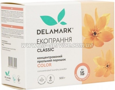 Стиральный порошок DeLaMark Color 500 г (4820152330055) Стиральный порошок DeLaMark Color 500 г (4820152330055)