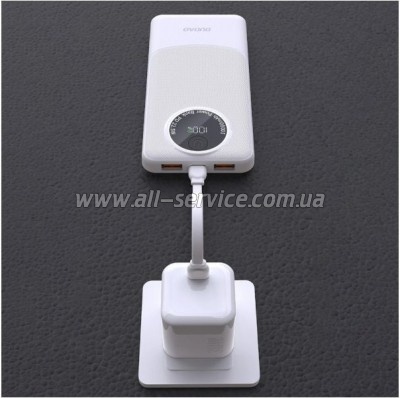 ������� ������������� Dudao 10000mAh K12 PD 22.5W White (6976625333875)