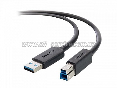  BELKIN USB 3.0 AM/BM SuperSpeed DSTP, 1.8M, Pro Series (F3U159B06)